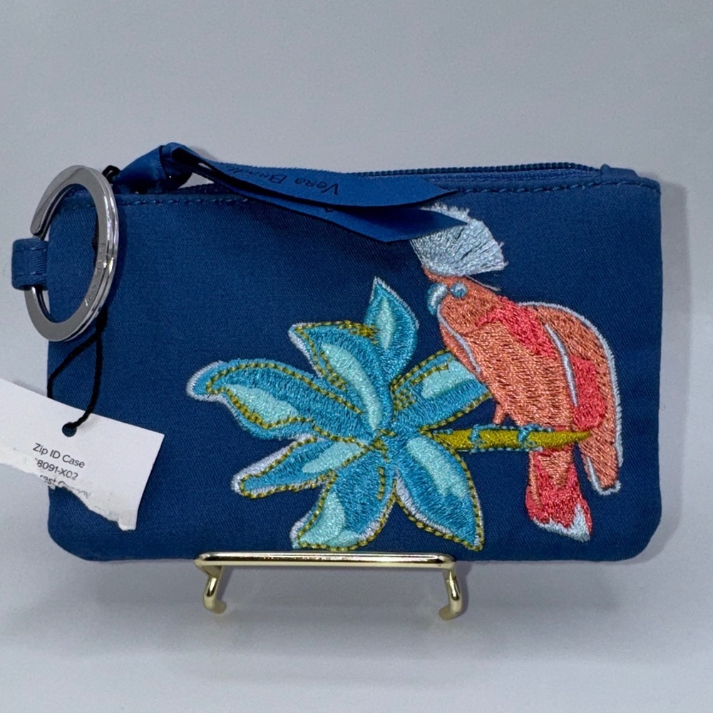 Vera Bradley Zip ID Case Rain Forest Canopy
